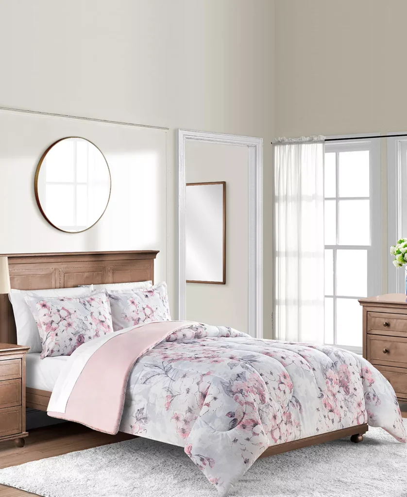 Colesville Floral/Solid 3 Piece Comforter Bedding Sets $29.99 $80.00